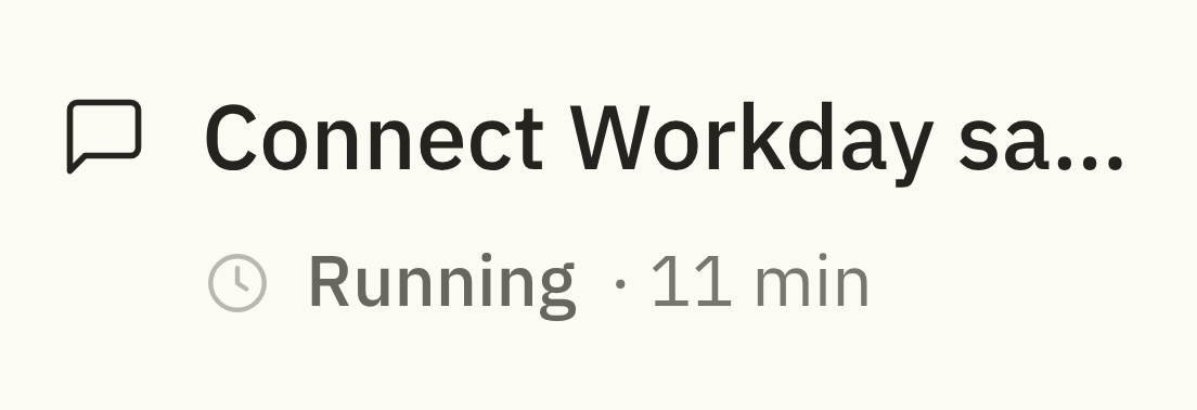 After: Running in the left nav
