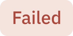 After: Failed badge