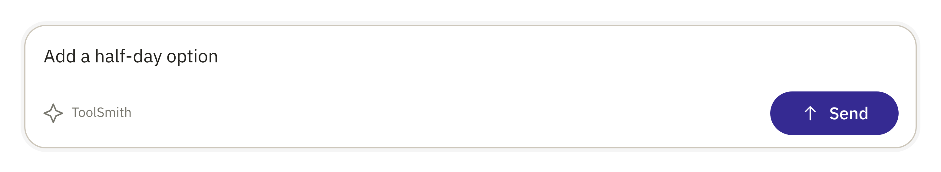 Input box: Ready to send